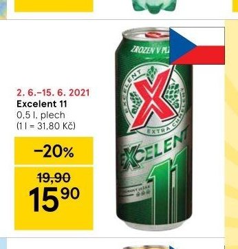 Excelent 11 0,5 l, plech