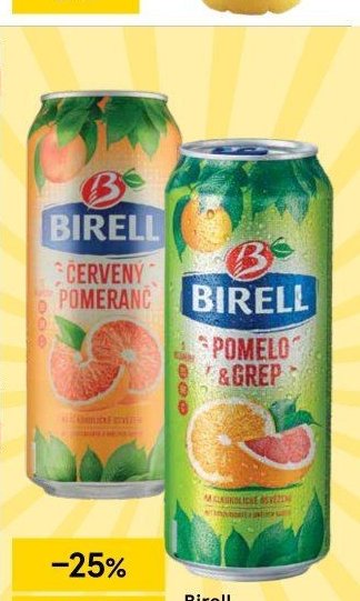 Birell 0,5 l, plech, ochucené nealkoholické pivo