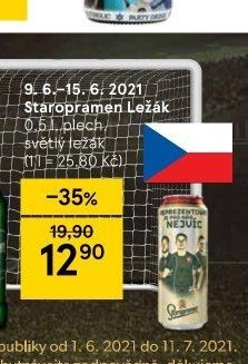 Staropramen Ležák 0,5 l, plech