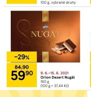 Orion Dezert Nugát