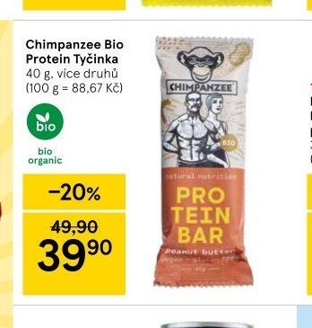 Chimpanzee Bio Protein Tyčinka