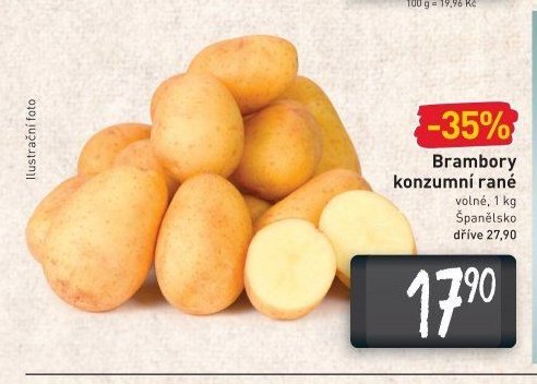 Brambory konzumní rané
