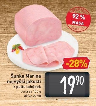 Šunka Marina nejvyšší jakosti