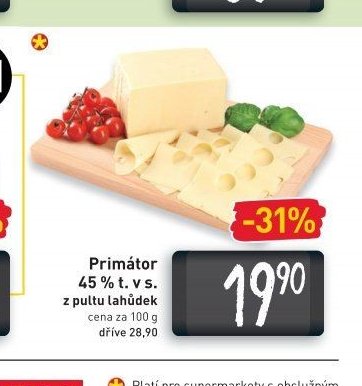 Primátor 45 % t. v s.