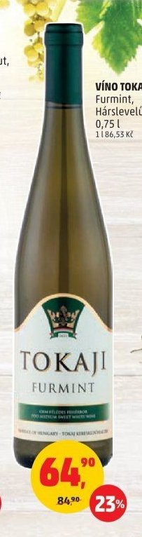 Víno Tokaji Furmint