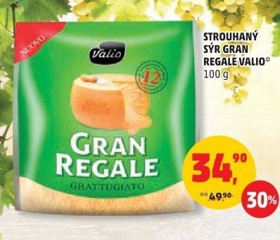STROUHANÝ SÝR GRAN REGALE VALIO