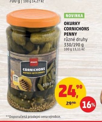 OKURKY CORNICHONS PENNY