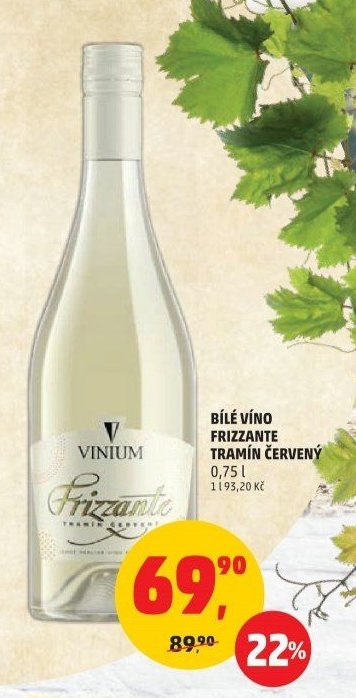 BÍLÉ VÍNO FRIZZANTE TRAMÍN ČERVENÝ
