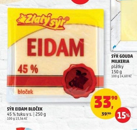 SÝR EIDAM BLOČEK