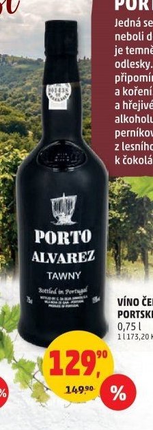 VÍNO ČERVENÉ PORTSKÉ 0,75 l