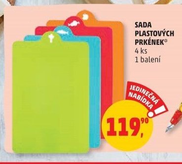 SADA PLASTOVÝCH PRKÉNEK
