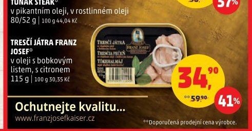 TRESČÍ JÁTRA FRANZ JOSEF