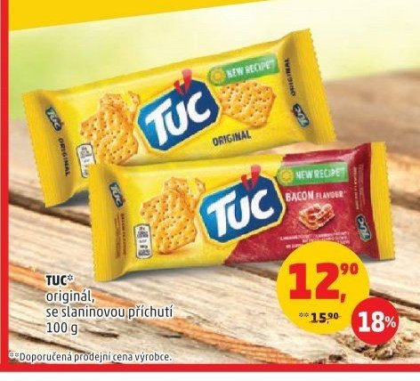 TUC originál, se slaninovou příchutí