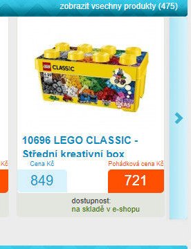 10696 LEGO CLASSIC - Střední kreativní box
