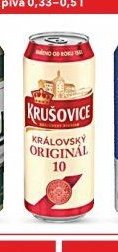 Krušovice Královský Originál 10 plech 0,5 l