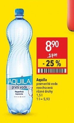 Aquila pramenitá voda neochucená