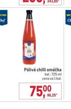 Pálivá chilli omáčka