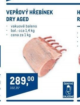VEPŘOVÝ HŘEBÍNEK DRY AGED