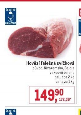 Hovězí falešná svíčková