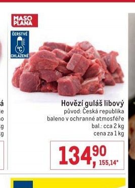 Hovězí guláš libový