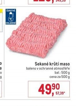 Sekané krůtí maso