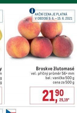 Broskve žlutomasé