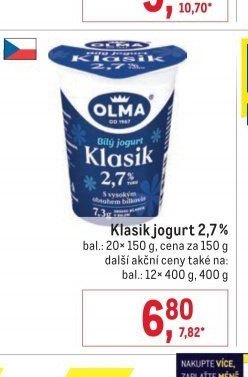 Klasik jogurt 2,7%