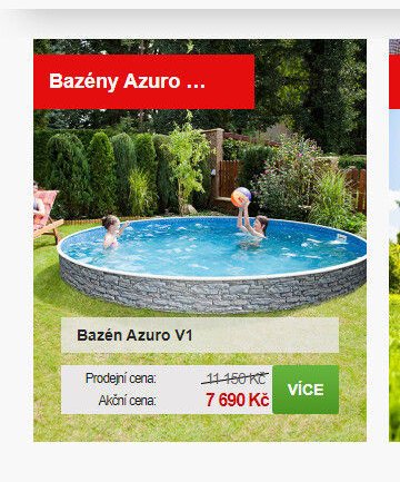 Bazén Azuro V1 - Mountfield akcniletaky.com
