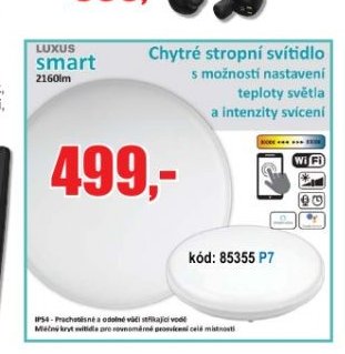 Chytré stropní svítidlo