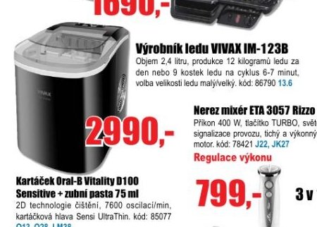 Výrobník ledu VIVAX IM-123B
