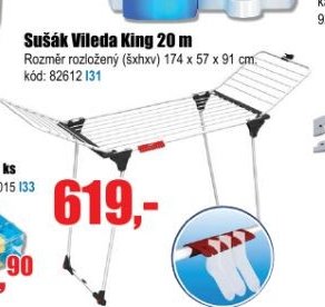 Sušák Vileda King 20 m