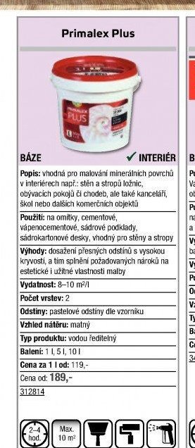 Primalex Plus - UNI HOBBY akcniletaky.com