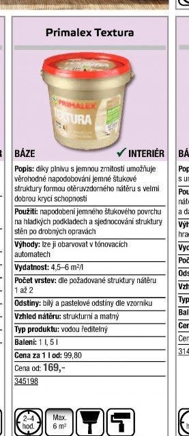 Primalex Textura - UNI HOBBY akcniletaky.com