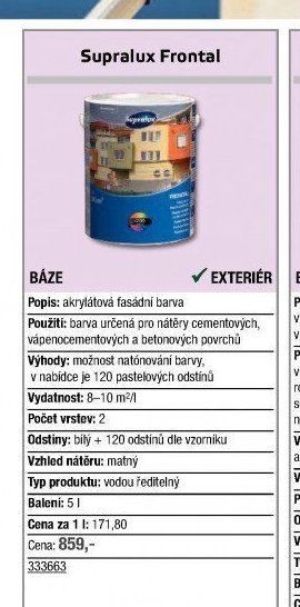 Supralux Frontal - UNI HOBBY akcniletaky.com