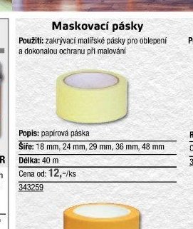 Maskovací páska (papírová) - UNI HOBBY akcniletaky.com
