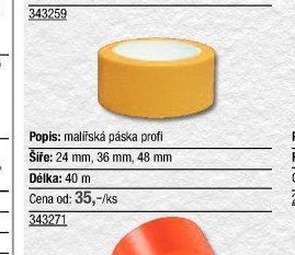 Maskovací páska profi - UNI HOBBY akcniletaky.com