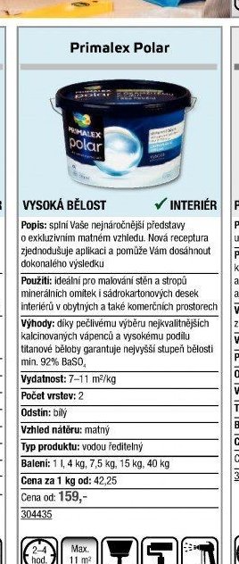 Primalex Polar - UNI HOBBY akcniletaky.com
