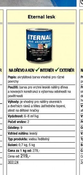 Eternal lesk - UNI HOBBY akcniletaky.com