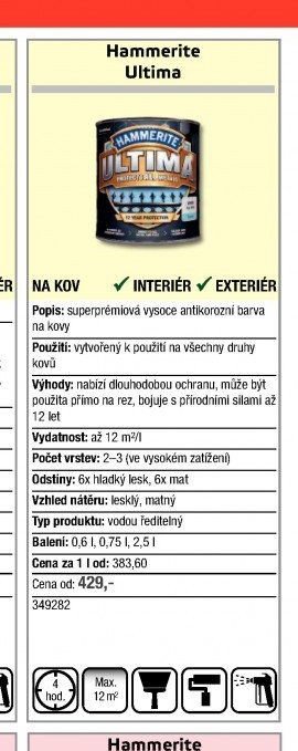 Hammerite Ultima - UNI HOBBY akcniletaky.com