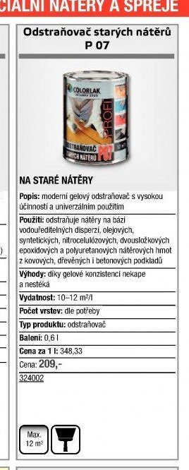 Odstraňovač starých nátěrů P 07 - UNI HOBBY akcniletaky.com