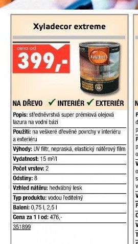 Xyladecor extreme - UNI HOBBY akcniletaky.com