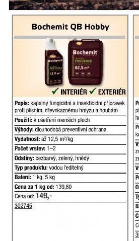 Bochemit QB Hobby - UNI HOBBY akcniletaky.com