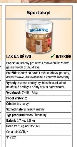 Sportakryl - UNI HOBBY akcniletaky.com