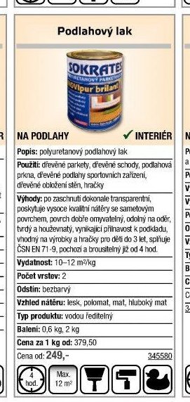 Podlahový lak - UNI HOBBY akcniletaky.com