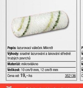 Lazurovací váleček Mikro9 - UNI HOBBY akcniletaky.com