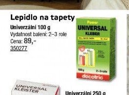 Lepidlo na tapety Universal 100 g - UNI HOBBY akcniletaky.com