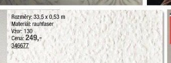 Strukturní tapety Vzor 130 - UNI HOBBY akcniletaky.com