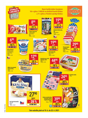 akční leták Globus 10.6.2021-16.6.2021