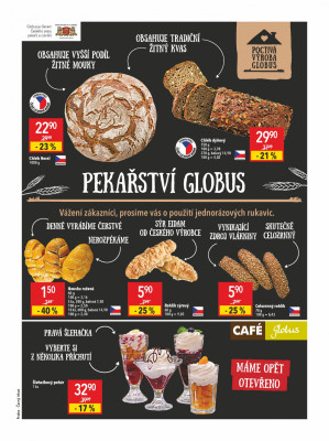 akční leták Globus 10.6.2021-16.6.2021