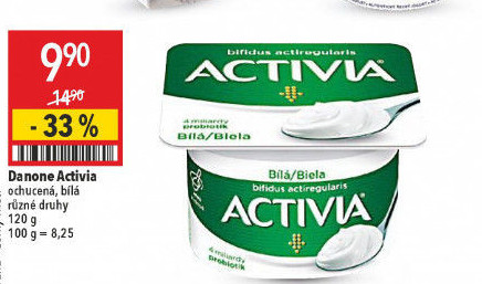 Bílý jogurt Activia Danone